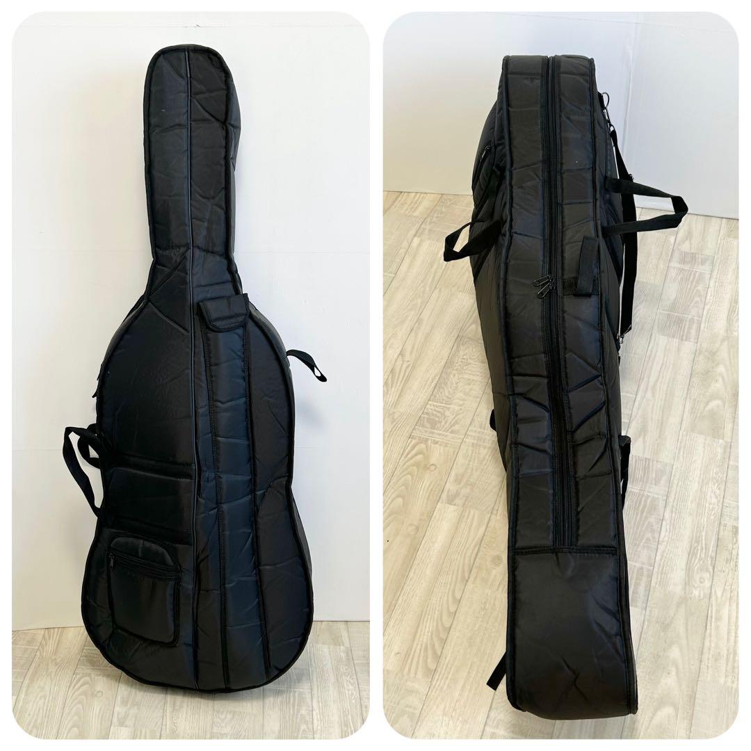 【引き取り限定】Hallstattチェロ HC-450 弓・ソフトケース・交換弦