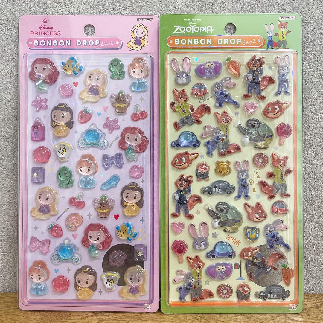 【正規品】 ディズニーボンボンドロップシール 第二弾 × mini 全種類セット
