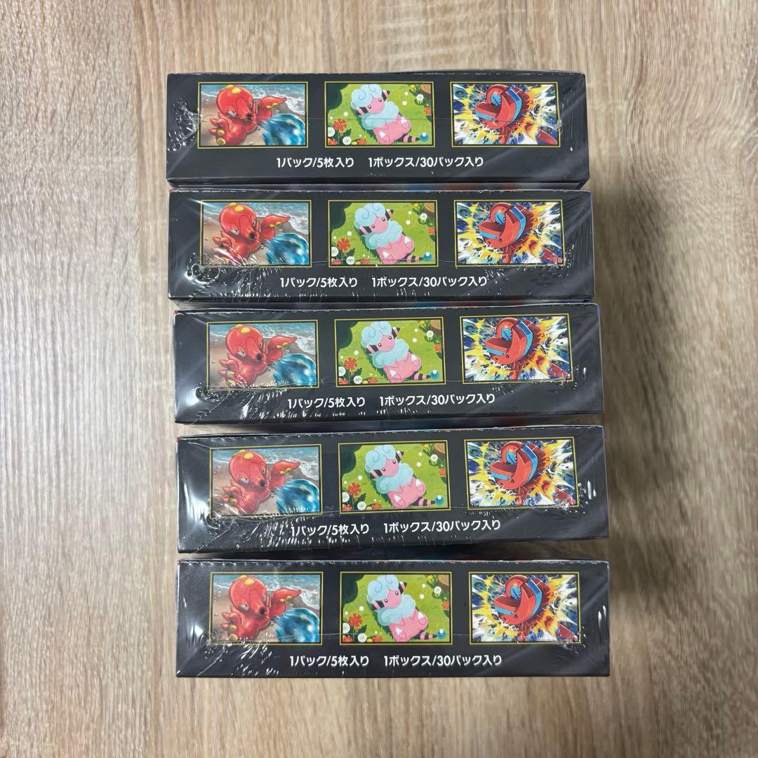 ☆ポケモンカードゲーム【ニンジャスピナー×5BOX】新品！未開封！シュリンク付！