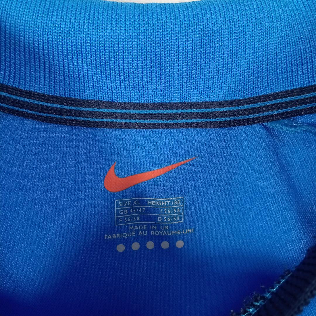 NIKE ナポリ 99-00 シーズン 青 Vネックシャツ イギリス製　XL