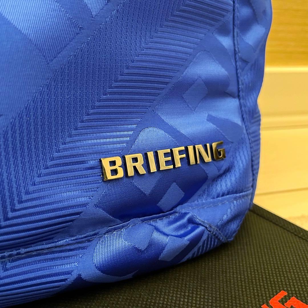 美品★希少限定トート メタルロゴ BRIEFING リモンタカートトート 青黒