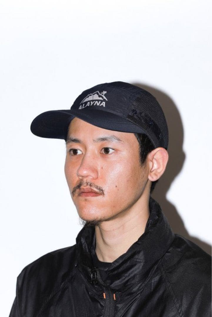 ALAYNA Fishing Cap navy キャップ フルフェイスカバー