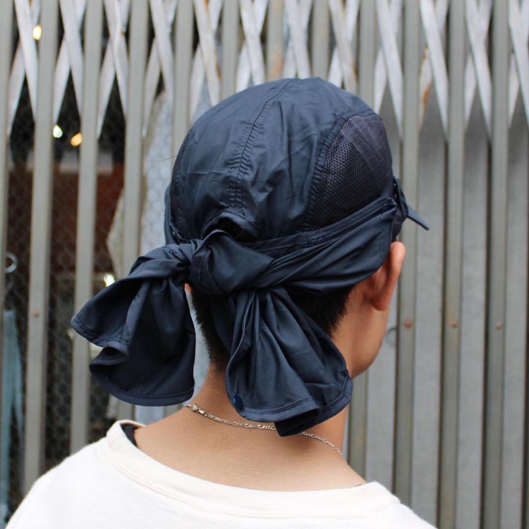 ALAYNA Fishing Cap navy キャップ フルフェイスカバー