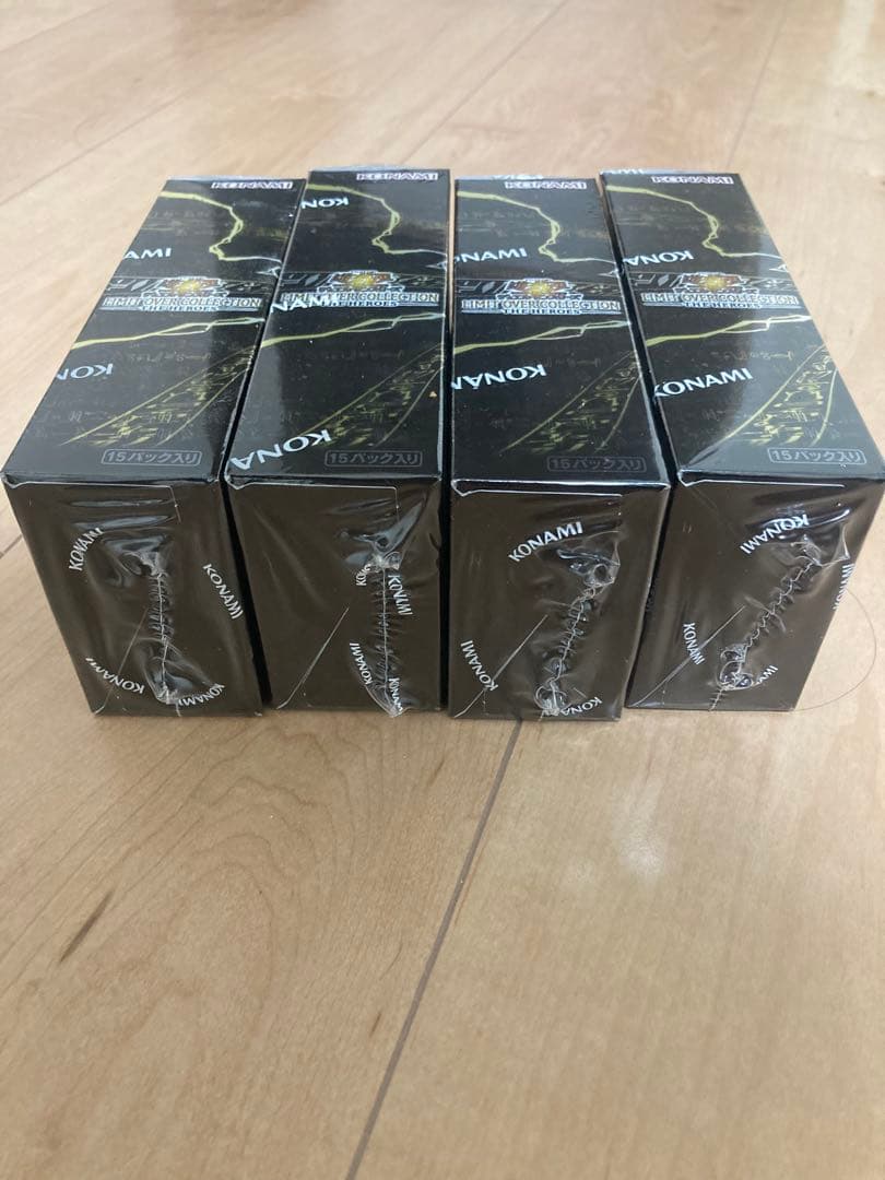 遊戯王リミットオーバーコレクション THE HEROES 4box 新品未開封