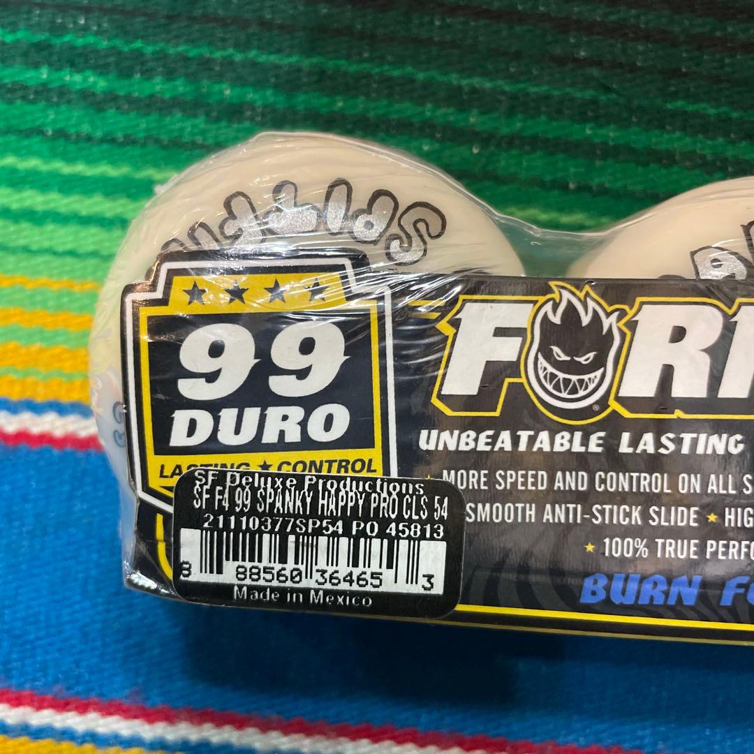 スケートボード SPANKY SPITFIRE WHEELS 99D 54mm