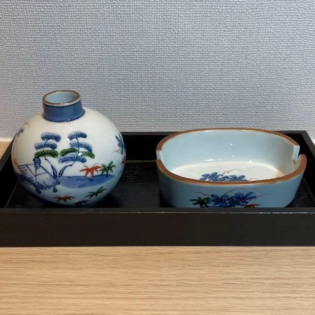 値下げ【昭和】源右衛門　有田焼　卓上揃