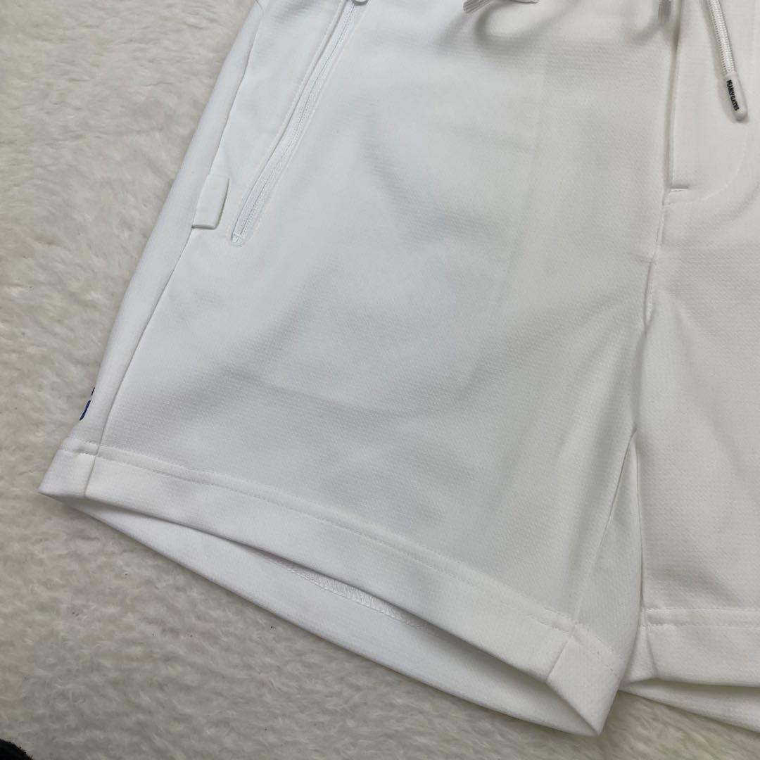 未使用級　PEARLY GATES ホワイトショートパンツ　春夏ゴルフ