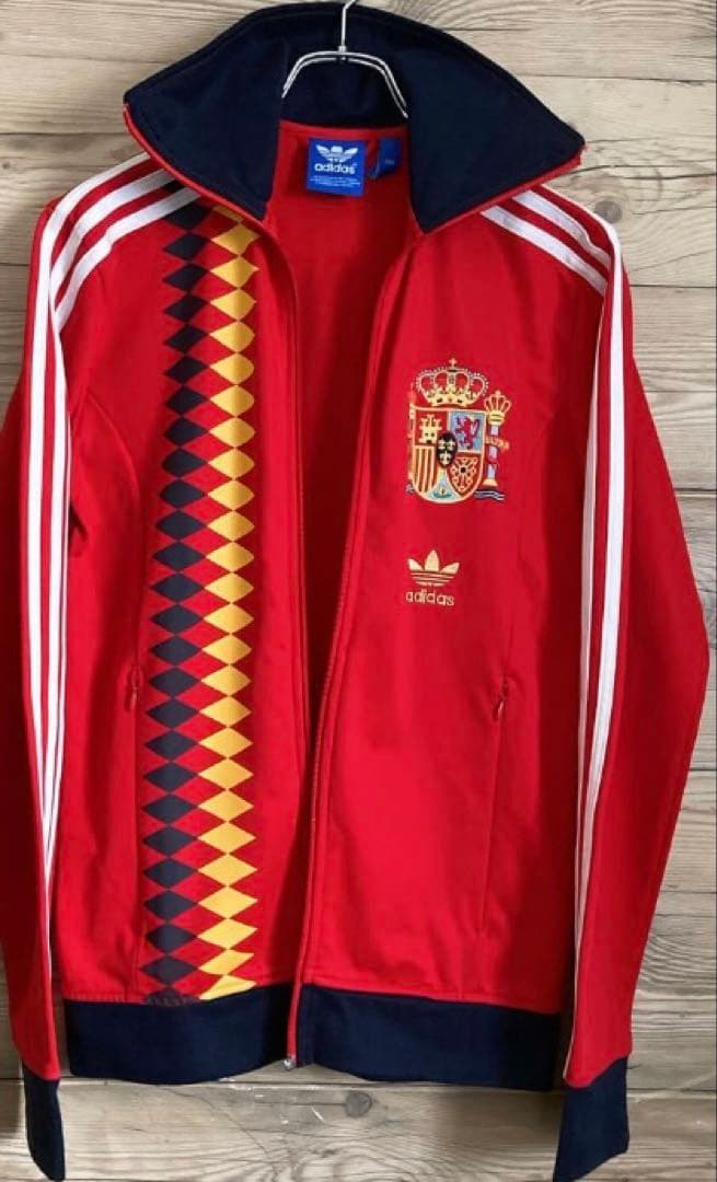 y2k adidasオリジナルス　スペイン代表トラックジャケット1994年復刻M