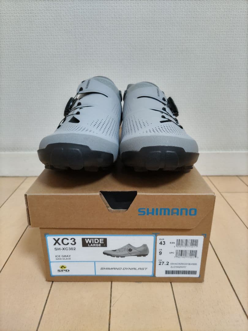 極美品　SHIMANO（シマノ） SH-XC302　spdシューズ　43サイズ