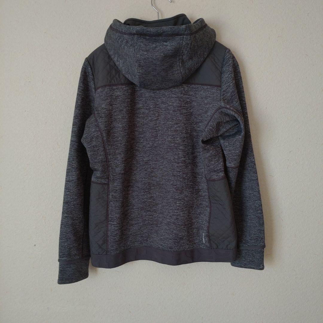 adidas フリースジャケット M グレー