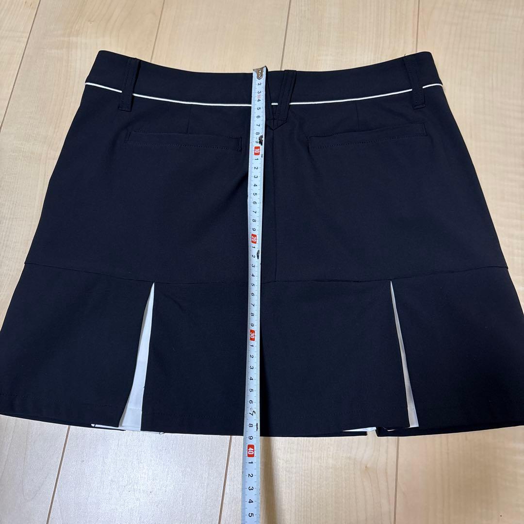 DESCENTE デサントゴルフ　モックネックシャツ　スカート L/ L黒　春夏