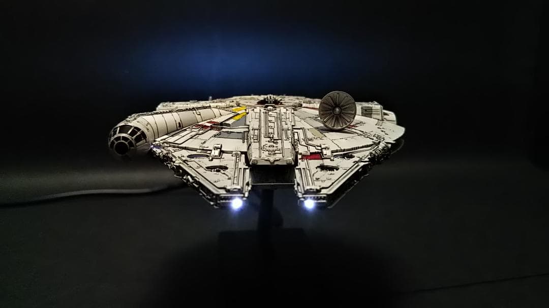 ミレニアムファルコン MF 電飾改修 　完成品 ビークルモデル　1/350 ④