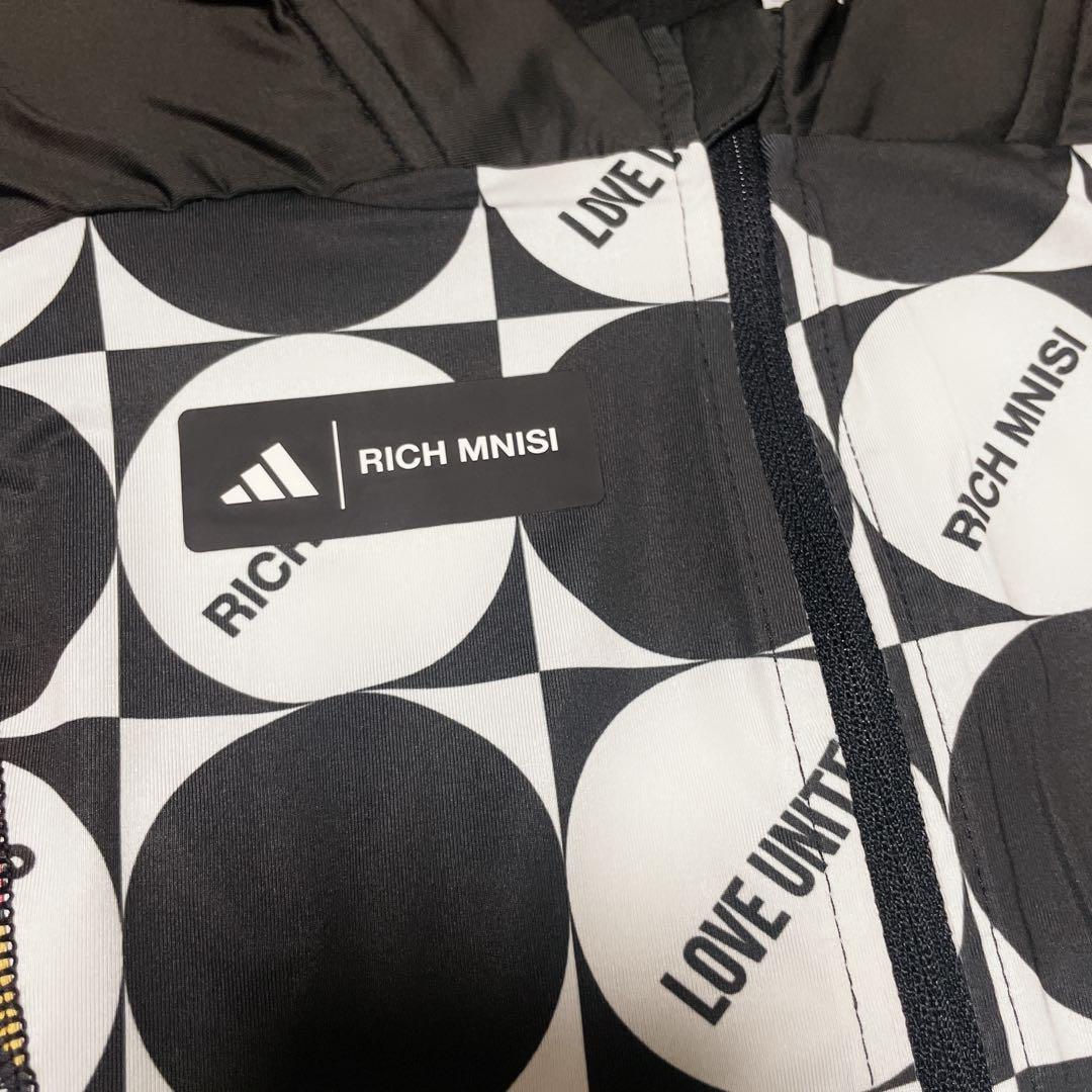 adidas × RICH MNISI コラボ　サイクルジャケット　総柄　ラス1