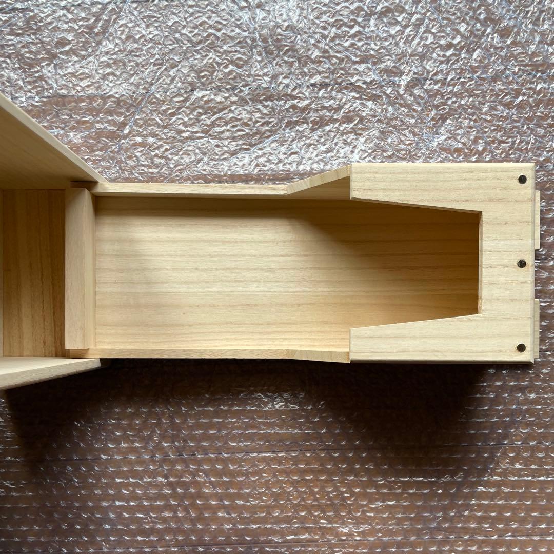 【車中泊等に】 木製 ティッシュボックス