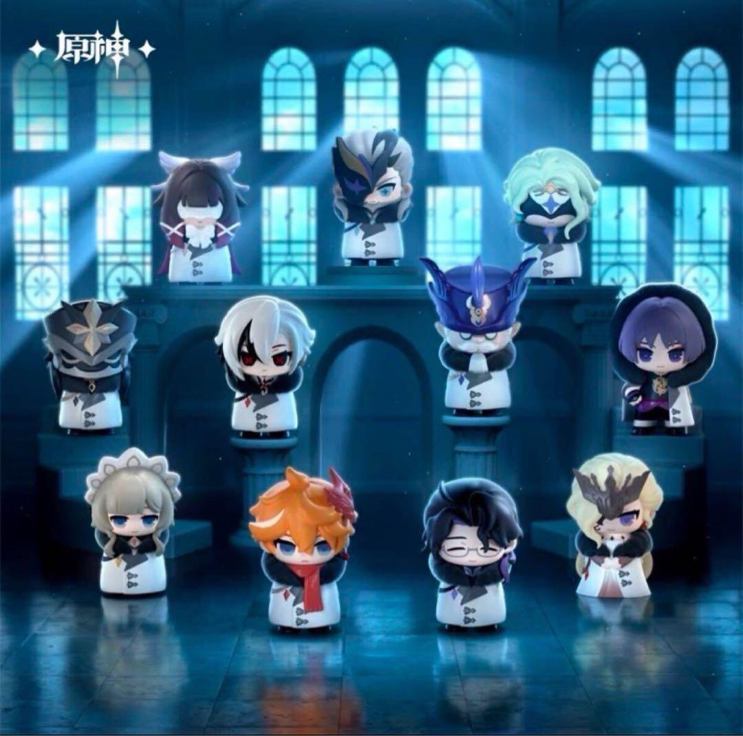 正規品未開封　原神 ファデュイ執行官 ミニフィギュア2BOX(18個)セット