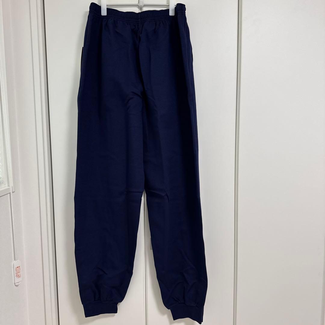 【新品タグ付】asicsスウェットパンツ 4XL ネイビー 裾ボタン バスケ