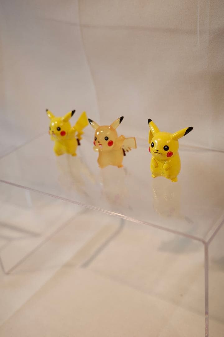モンコレ ピカチュウ 通常2体＋クリア 当時個体 TOMY