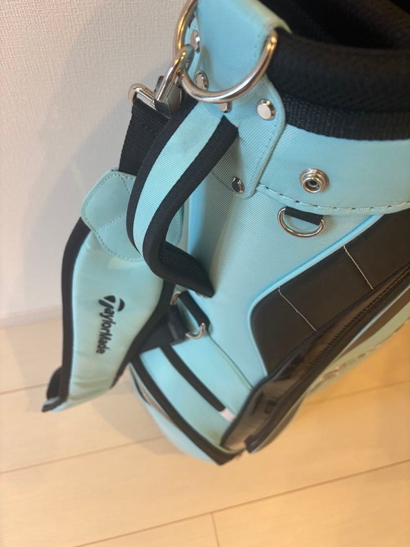 TaylorMade ゴルフバッグ 水色 4分割収納 ゴルフ