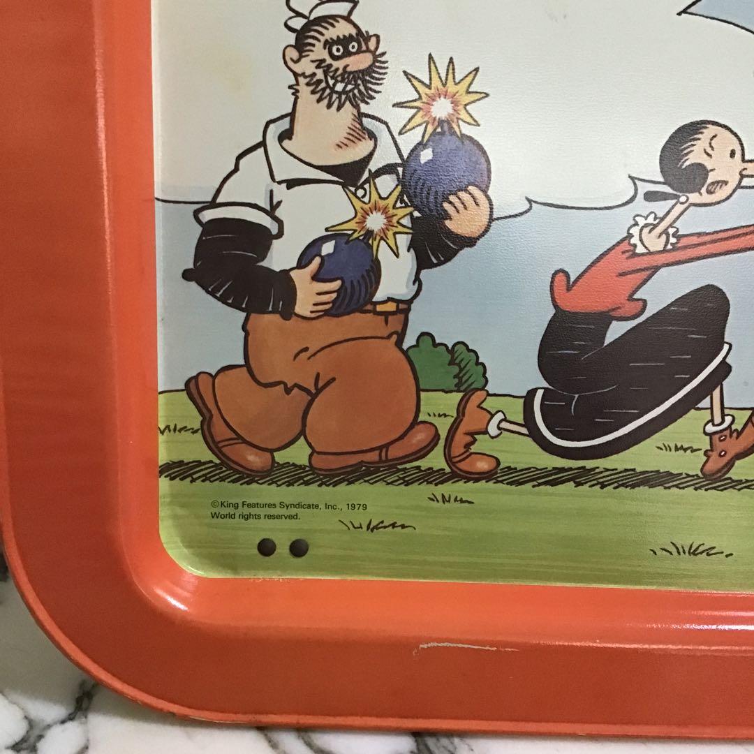 70s ポパイ ブリキテーブル ビンテージ POPEYE