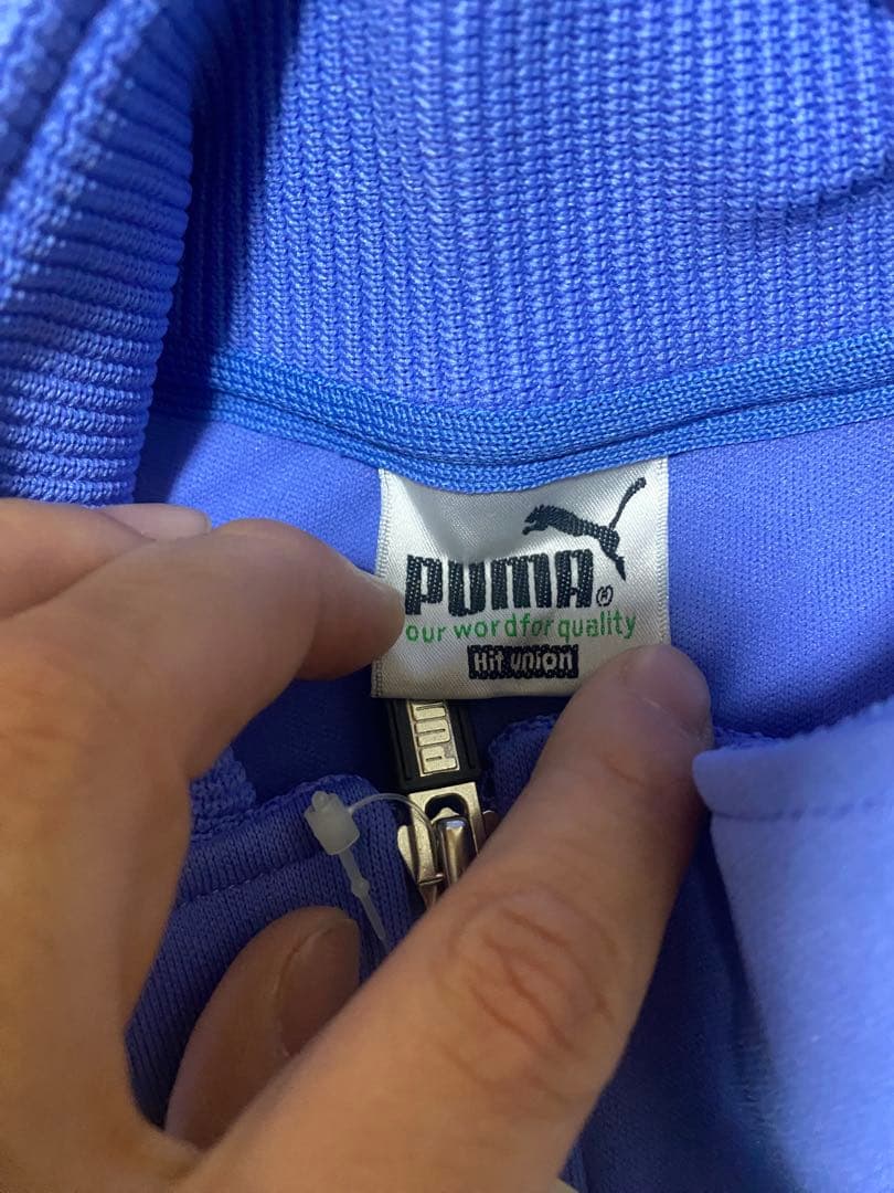レディース　PUMA ブルー　ジャージセットアップ