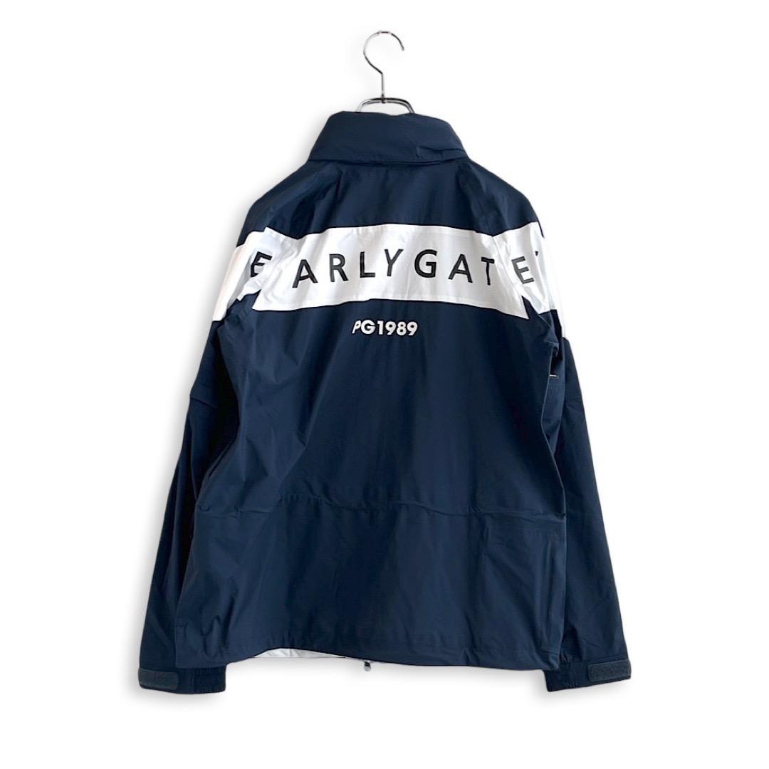 743 パーリーゲイツ 定価61,600円ビックロゴ レインウェアネイビー0 S