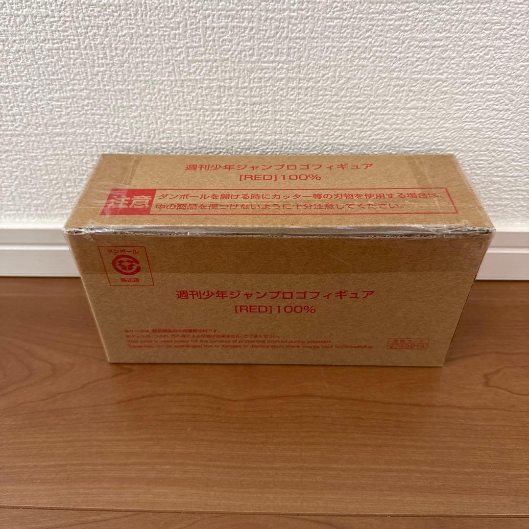 【新品】週刊少年ジャンプ　ロゴフィギュア RED 100%