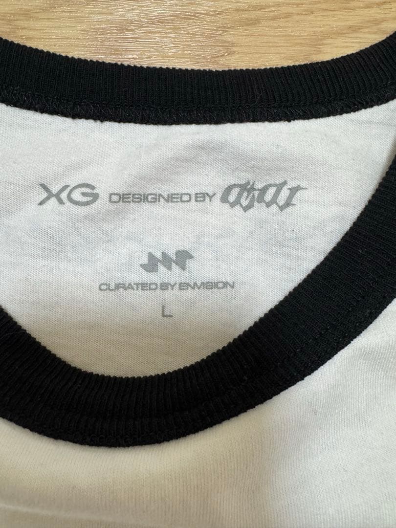XG×DIDU ENG Ringer Tee ホワイト