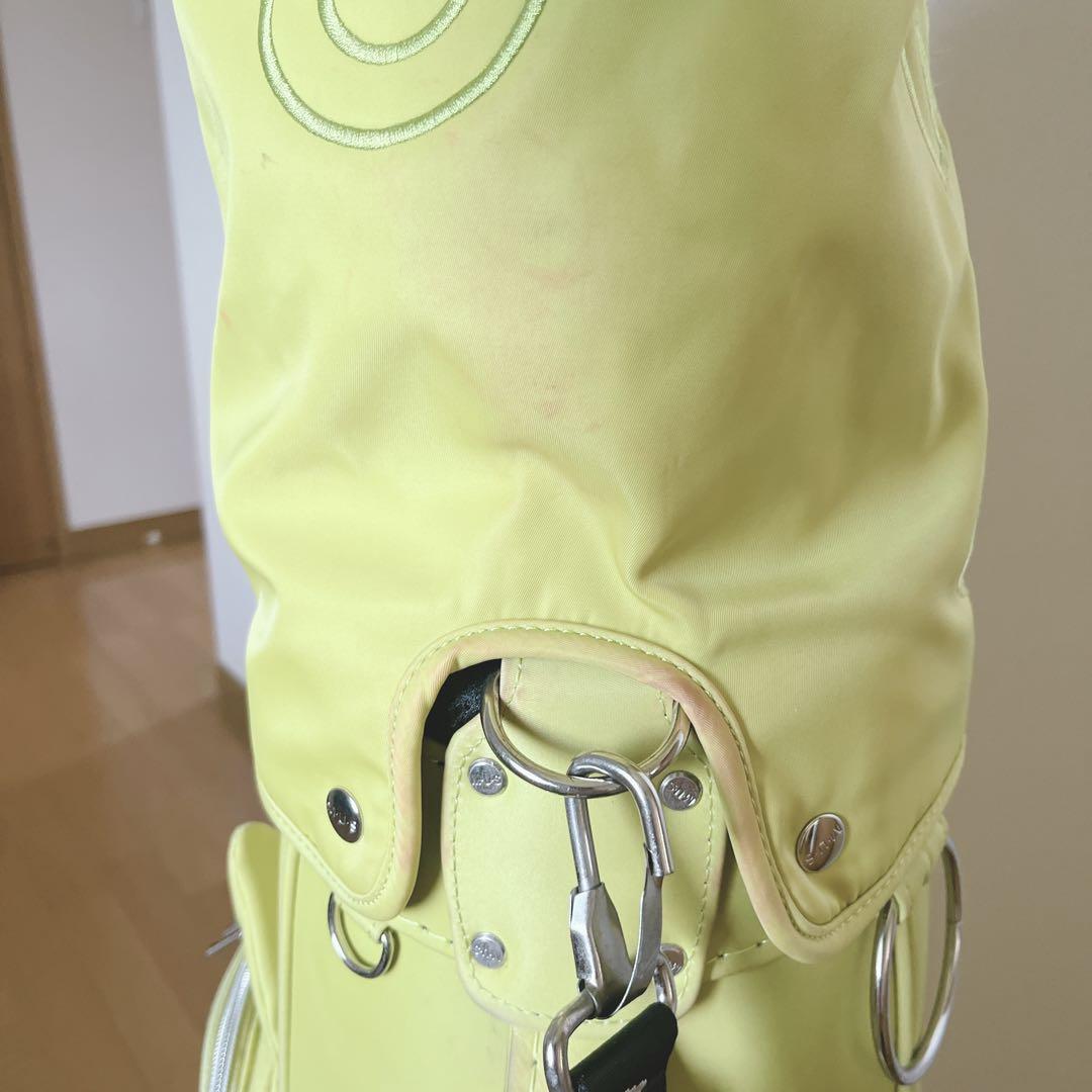 K291 M.U SPORTS 可愛い！イエローキャディバッグ