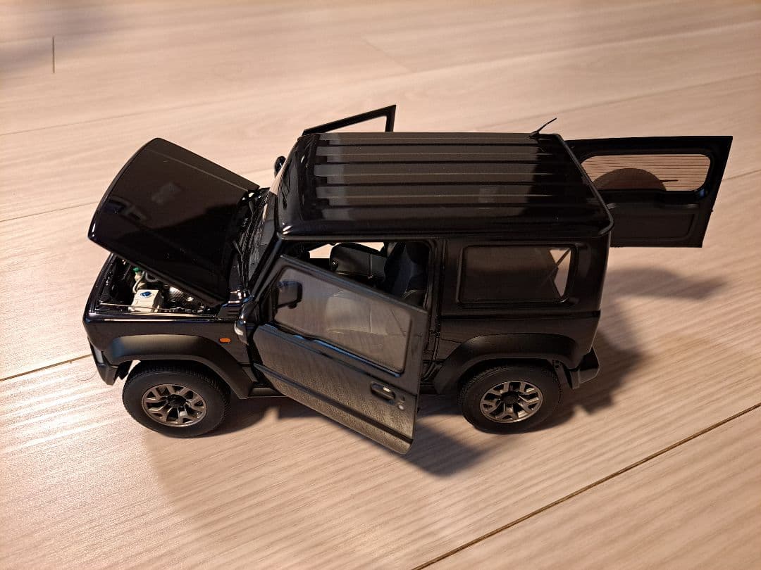 【おまけ付】オートアート1/18 スズキ ジムニー シエラ 　ブラック