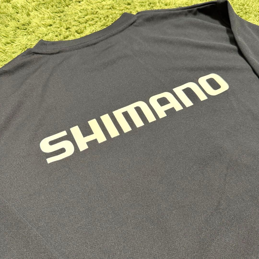 シマノDry 長袖Tシャツ Long Sleeve 2XL ブラック