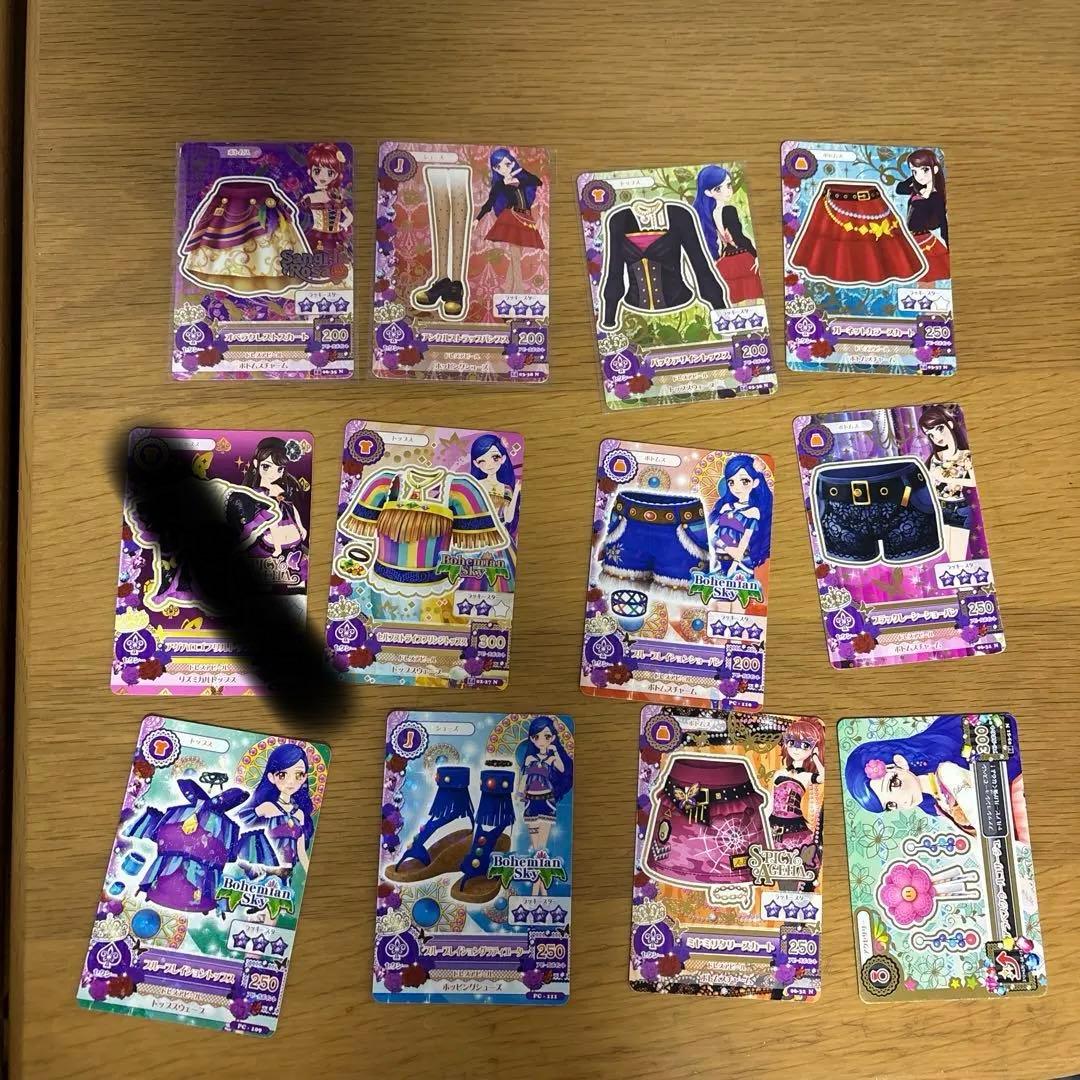 アイカツカードセットいちごのプレミアムレアの含むばら売り可