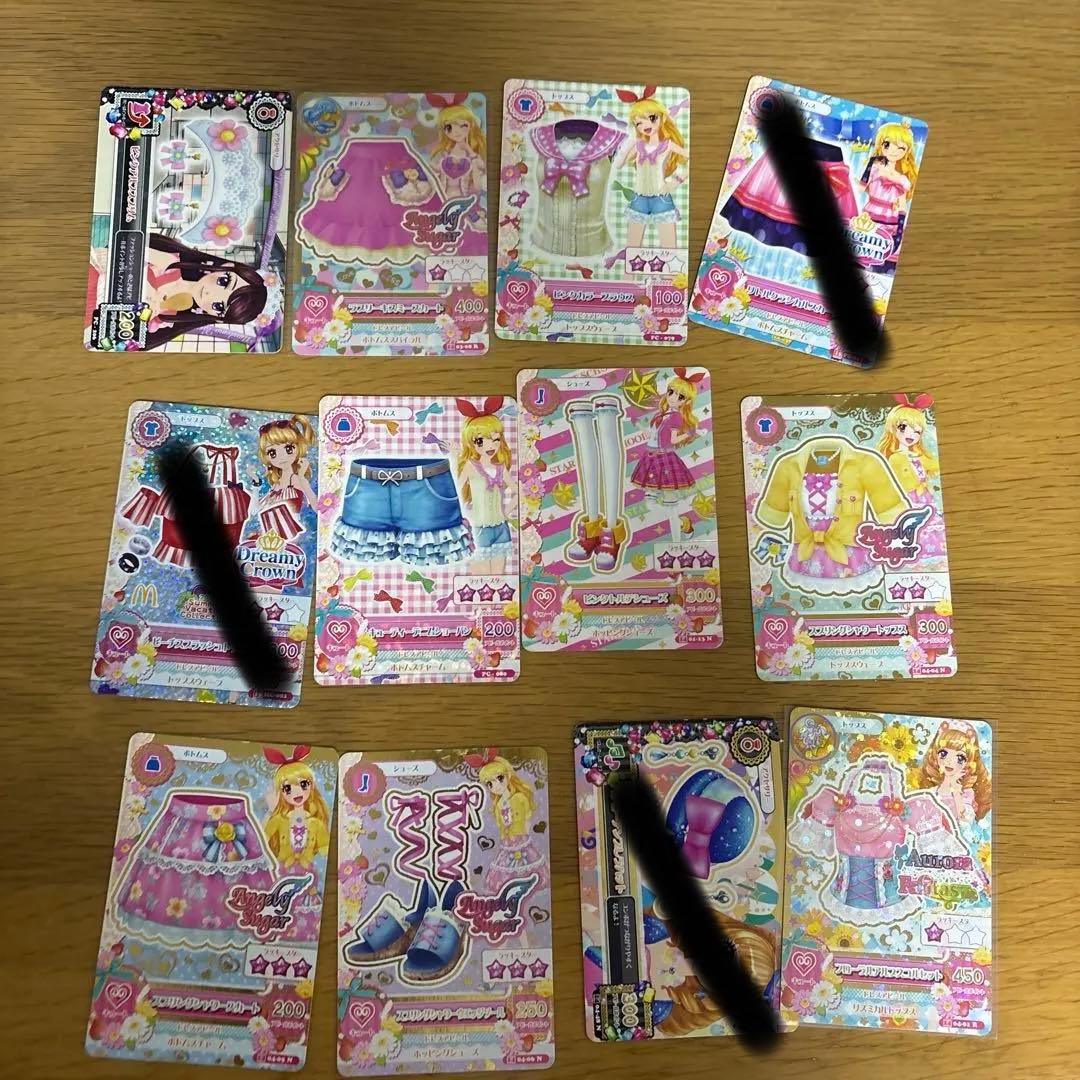 アイカツカードセットいちごのプレミアムレアの含むばら売り可
