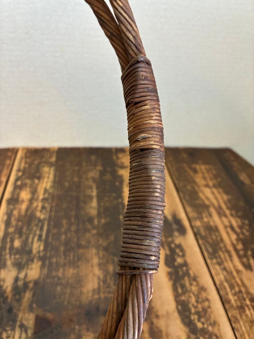あけび　バスケット　籠　カゴバック　レトロ　かご