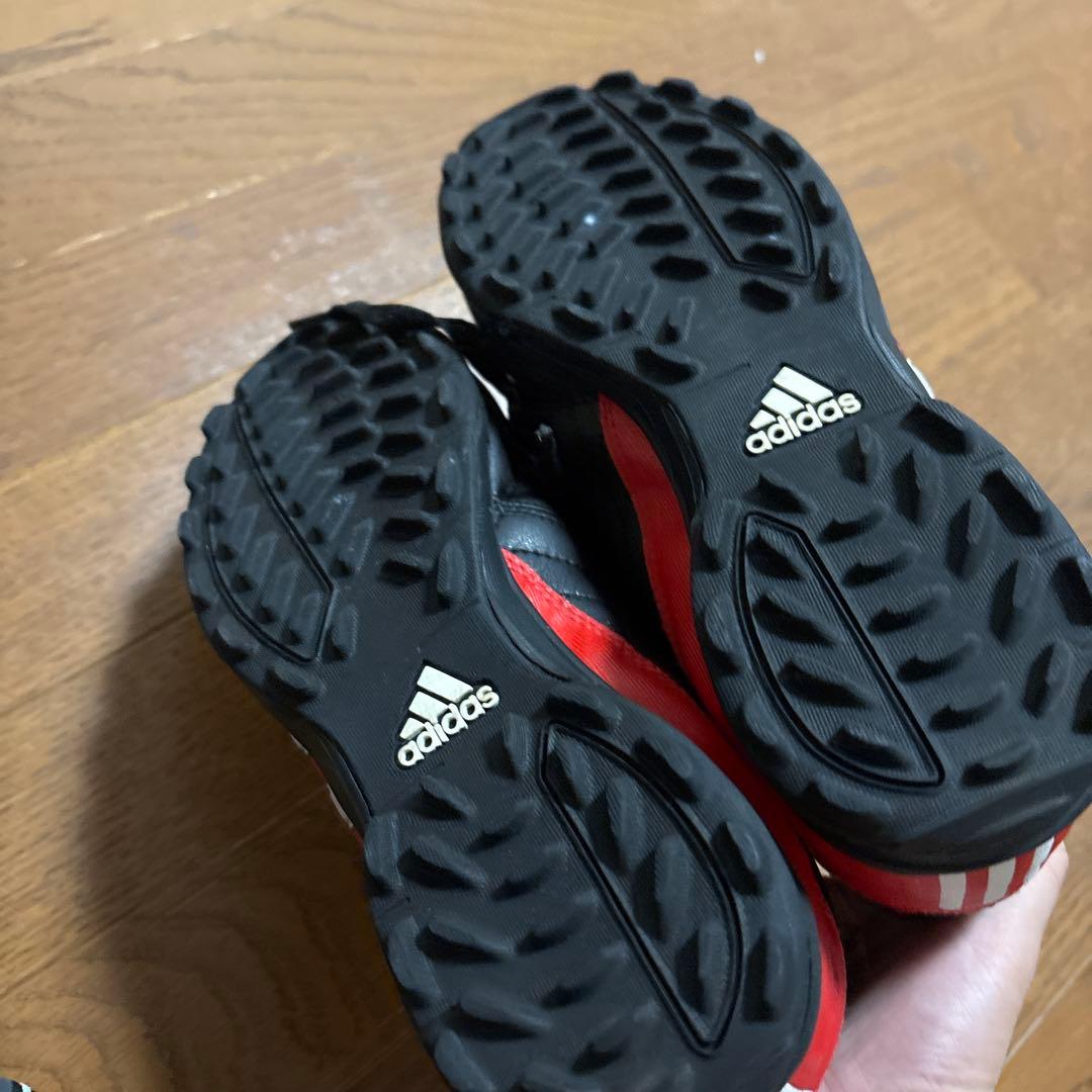 adidas Turf シューズ 黒/赤　24.5