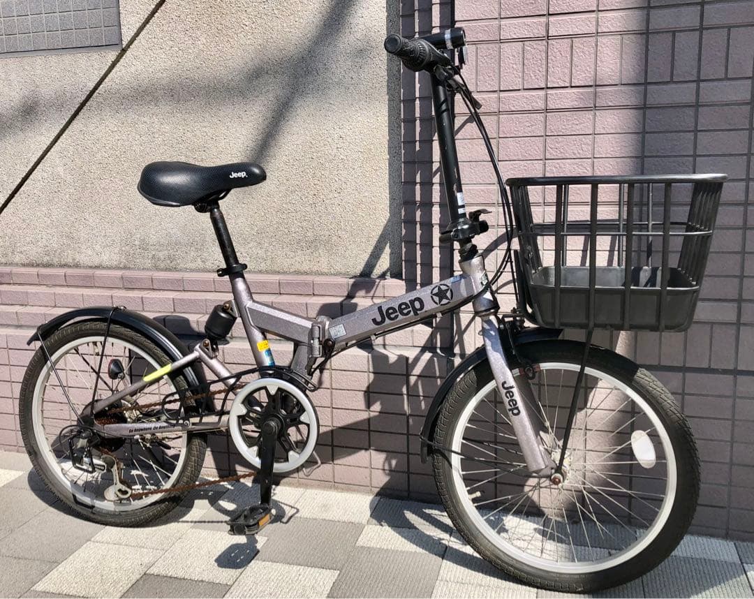 ジープ　JEEP 20型 折りたたみ自転車 6段変速 後サス　東京