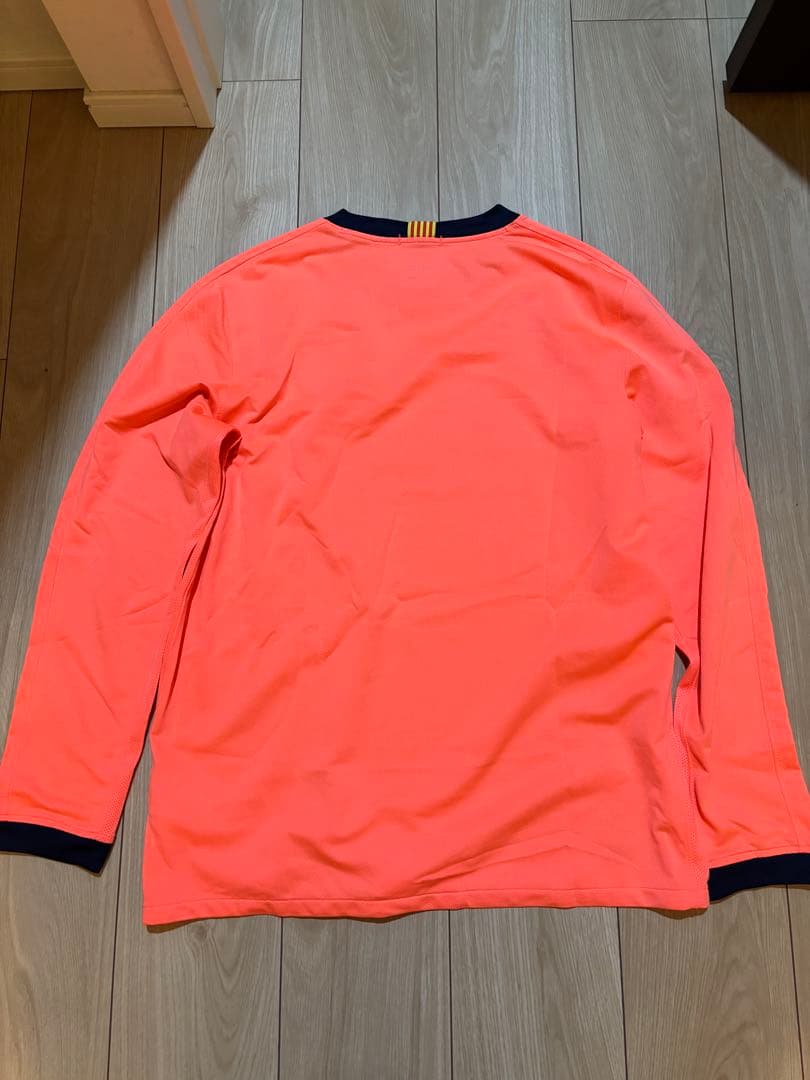 FC Barcelona 09-10 Nike 長袖ユニフォーム オレンジ