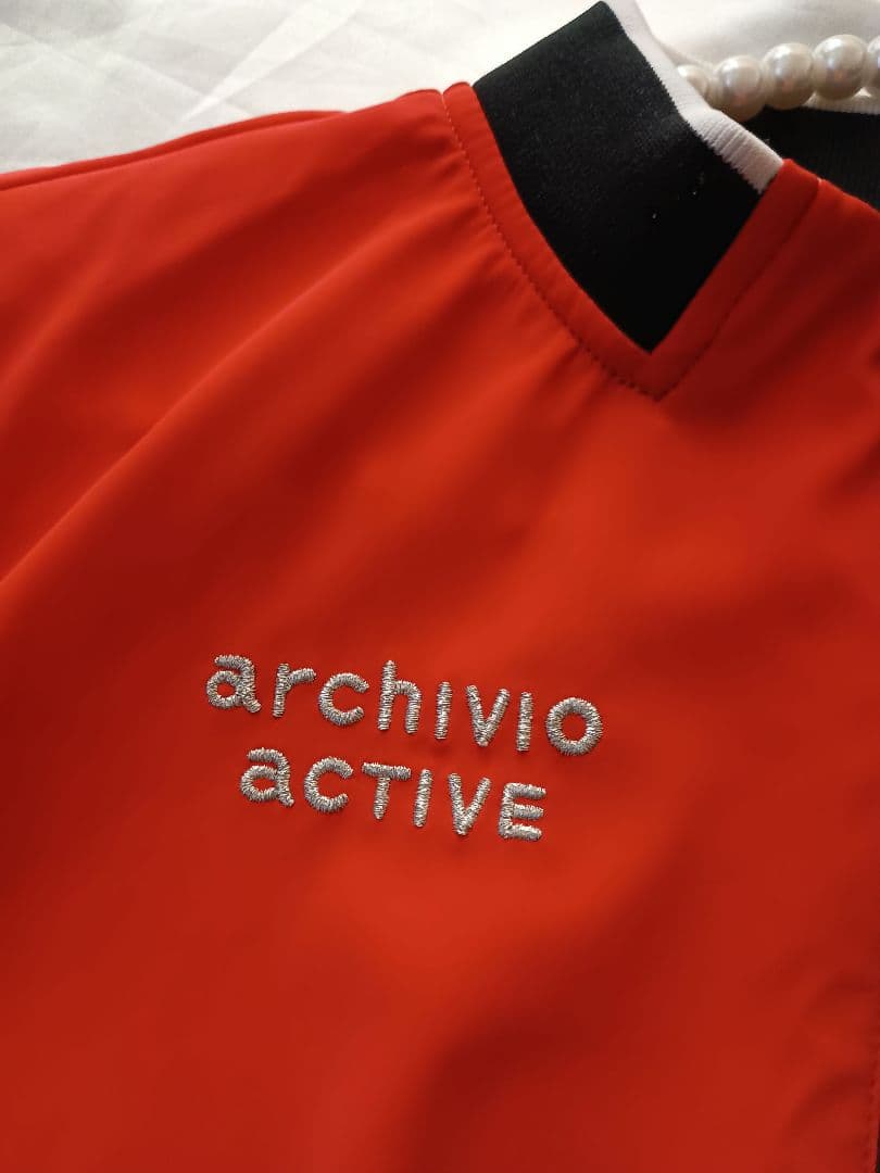 新品　archivio ゴルフウェア　ブルゾンアウター　オレンジ　サイズ 38