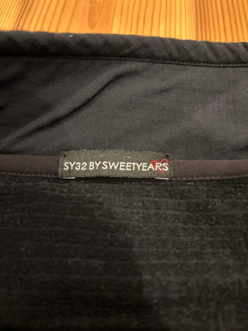 SY32 BY SWEETYEARS ブラックジャケット Lサイズ　セットアップ