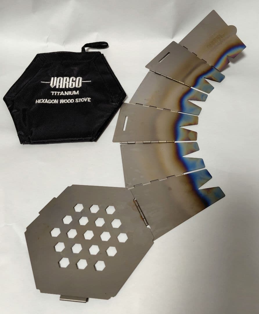 VARGO（バーゴ）チタニウム ヘキサゴンウッドストーブ　アウトドア