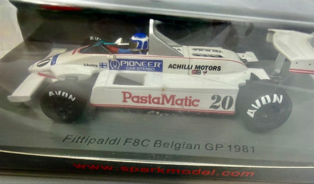美品　スパーク 1/43 フィッティパルディ F8C 1981 ベルギーGP