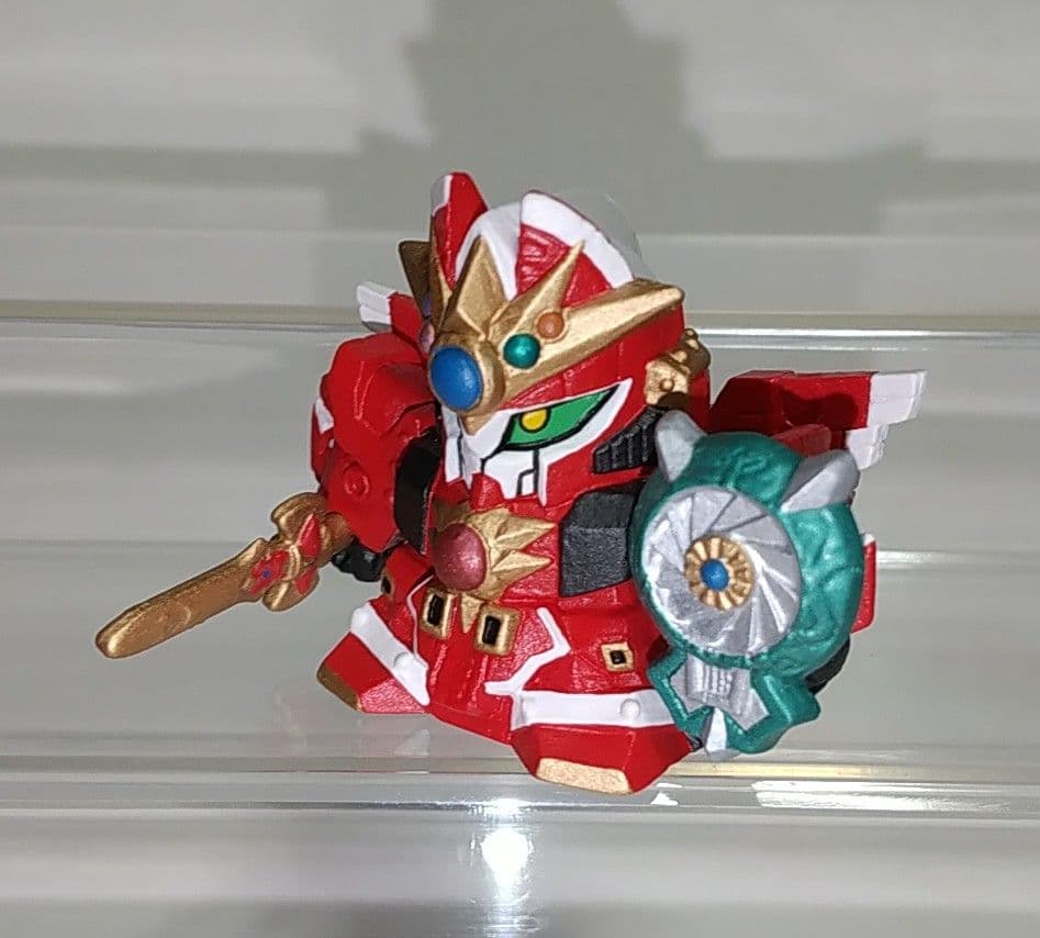 神秘騎兵 エルガイヤー ガン消し リペイント SDガンダム ガシャポン 塗装品