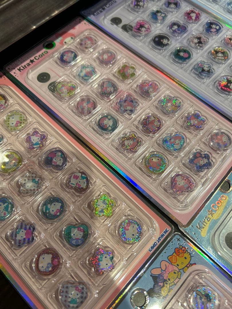 キラコロ　おはじきシール　kiracoro ボンボンドロップシール　サンリオ