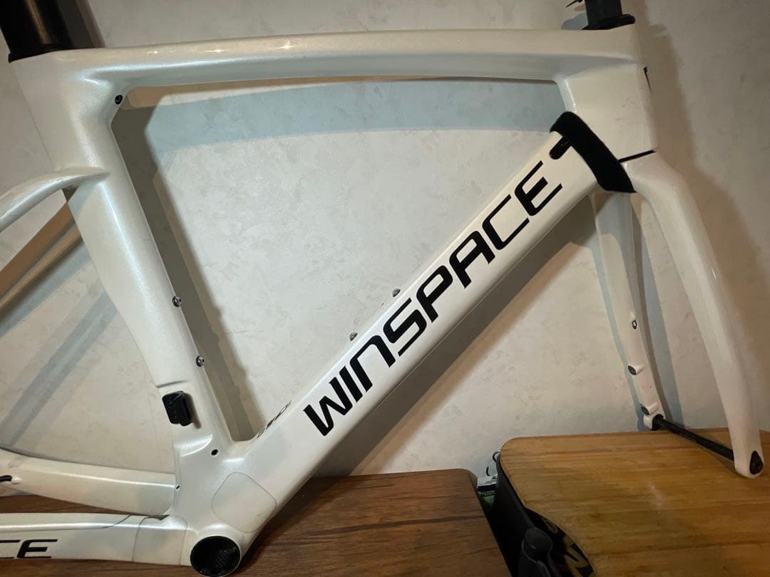 WINSPACE ホワイト ロードバイクフレーム