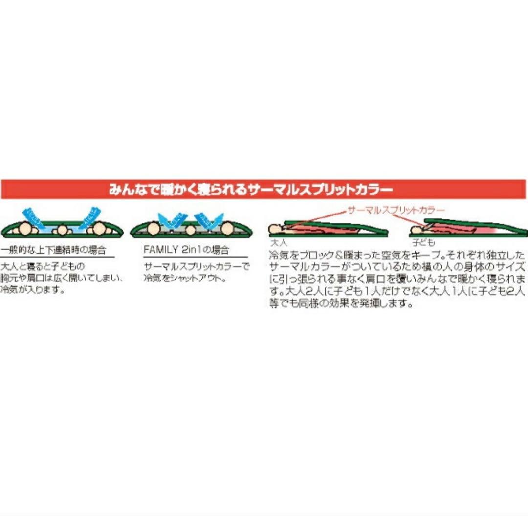 極美品☆Coleman☆キャンプ用シュラフ 2in1