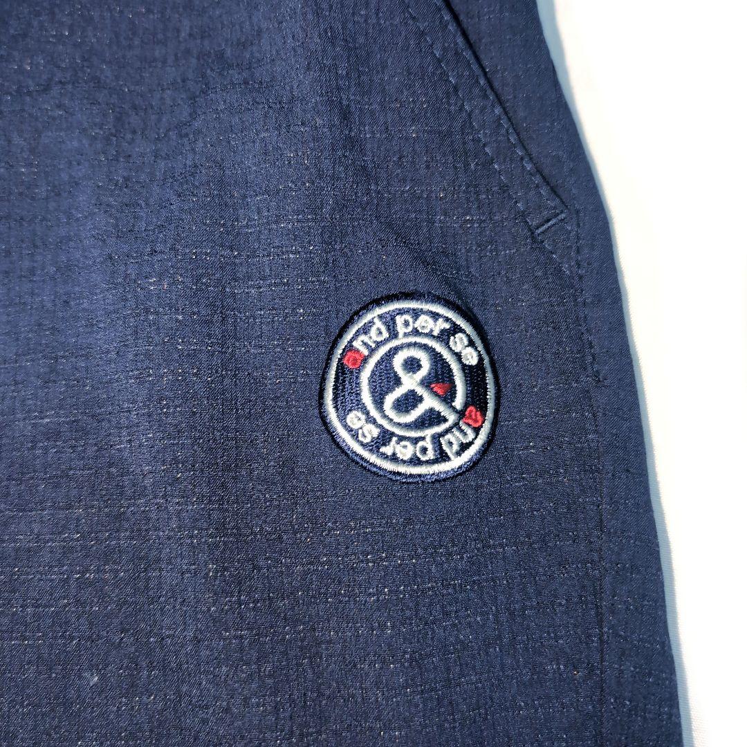 アンパスィ ゴルフウェア メンズ ロングパンツ ネイビー Lサイズ 美品