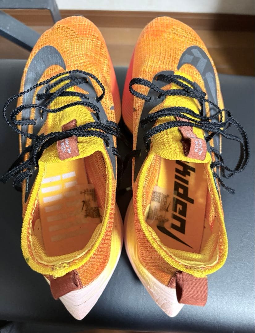 25cm NIKEアルファフライ初代 オレンジ ナイキ