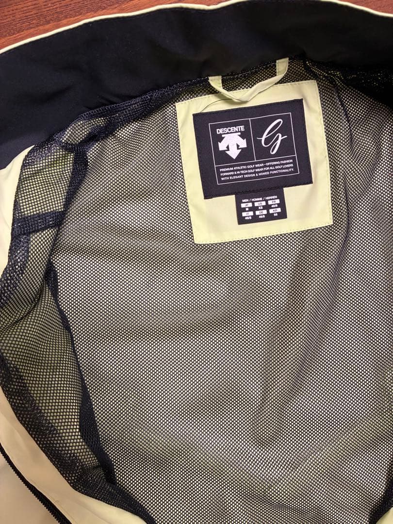 DESCENTE DGM4037S M ライトイエロー ゴルフジャケット
