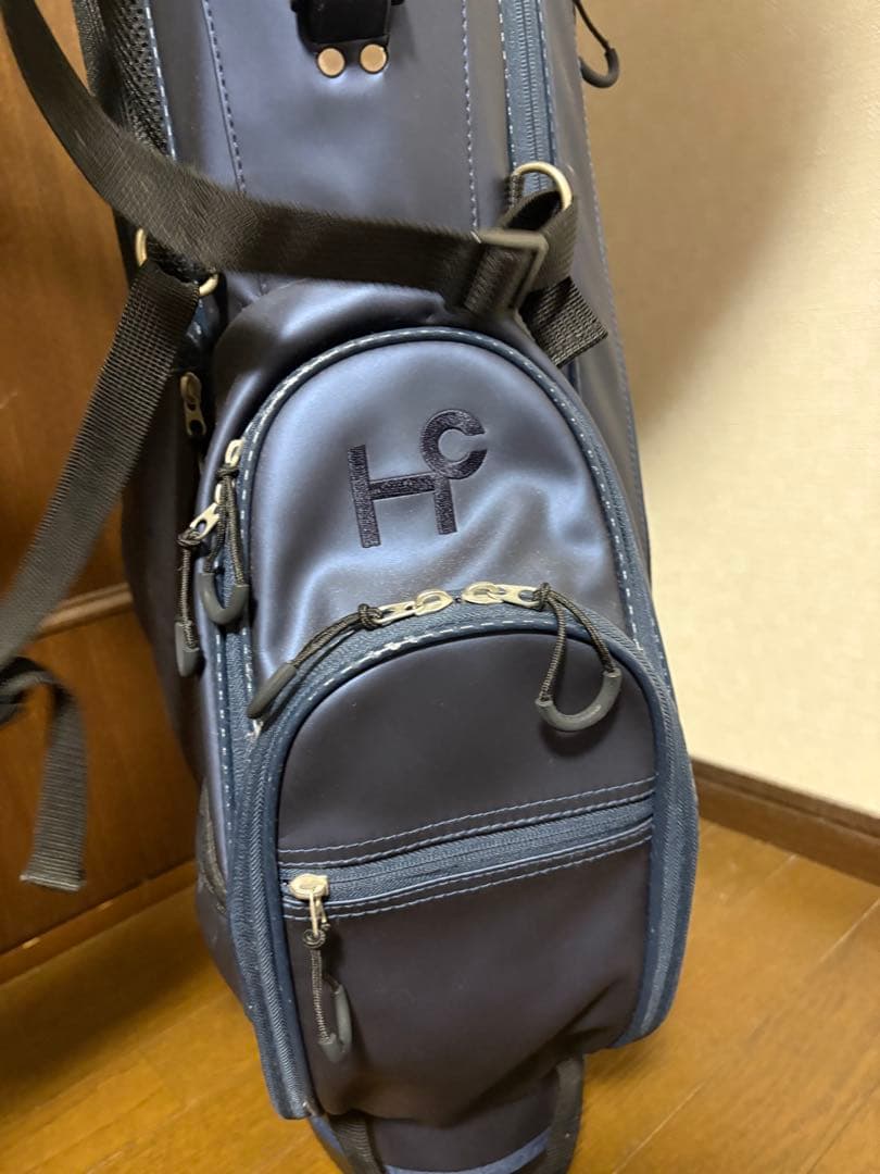 Heal Creek スタンド式ゴルフバッグ ネイビー　ヒールクリーク
