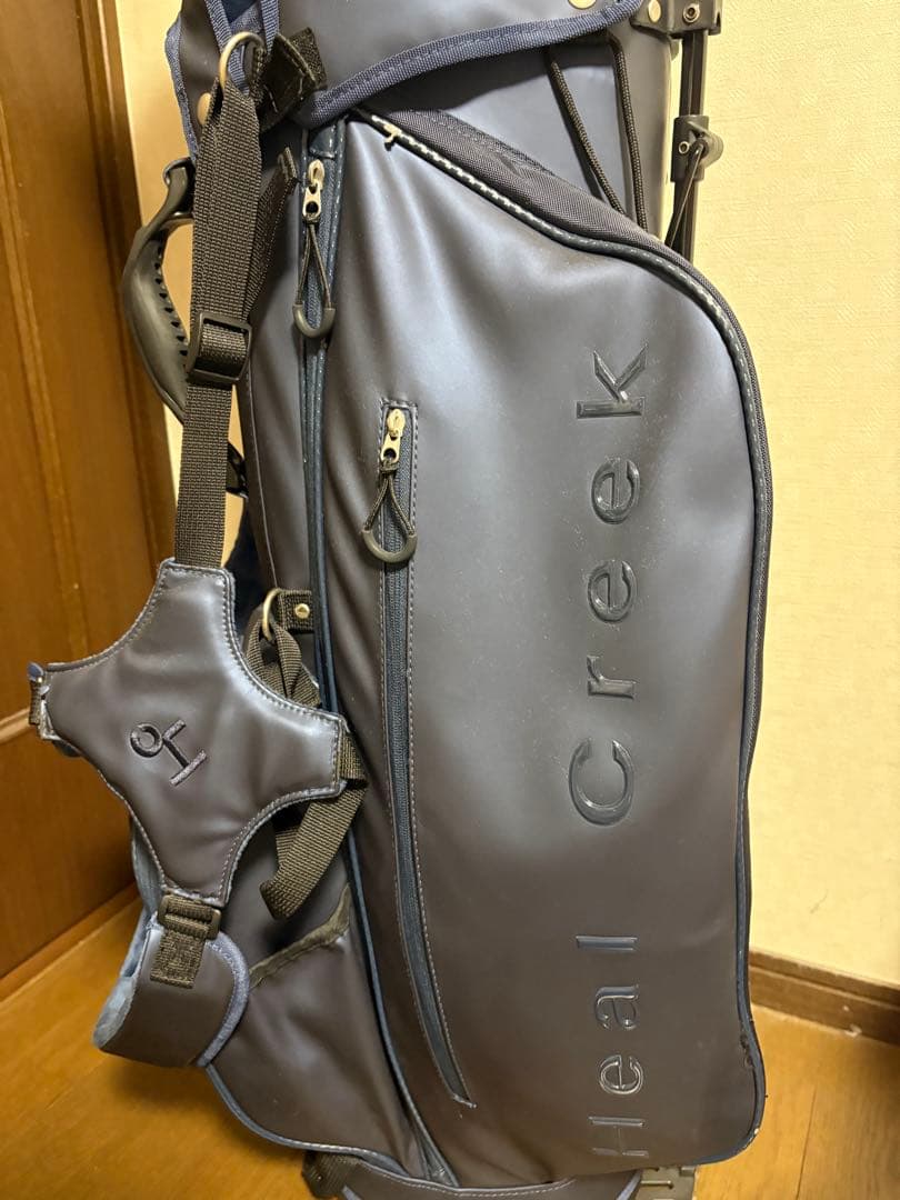 Heal Creek スタンド式ゴルフバッグ ネイビー　ヒールクリーク