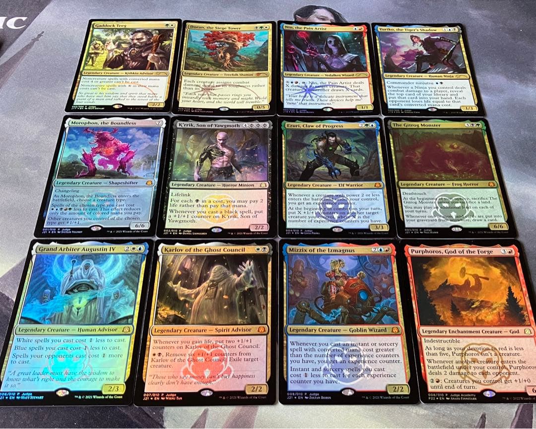 伝説のクリーチャー　12枚まとめ売り　ジャッジ　foil